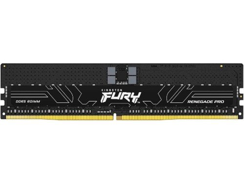 16GB DDR5-4800  Kingston FURY® Renegade PRO DDR5 ECC Registered DIMM, PC38400, CL36, 1.1V, 1Rx8, Auto-overclocking, Symmetric Black / Large heat spreader, Intel XMP 3.0 Ready  (Extreme Memory Profiles)