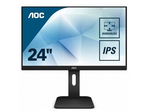 23.8" AOC IPS LED 24P1 Black 3-sides Borderless (5ms, 50M 1, 250cd, 19…