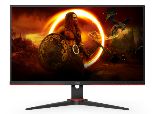 23.8" AOC VA LED 24G2SAE/BK Borderless Black/Red (1ms, 3000 1, 350cd, …
