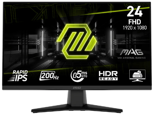 23.8” MSI IPS LED MAG 242F Black (0.5ms, 1000 1, 300cd, 1920x1080, 178…