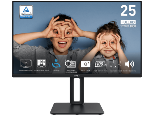 24.5” MSI IPS LED PRO MP251P Black (1ms, 1300 1, 300cd, 1920x1080, 178…
