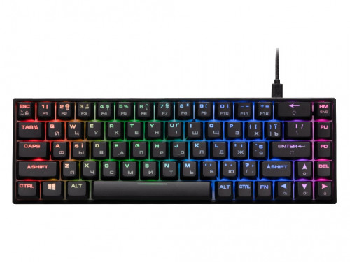 2E GAMING Keyboard KG370 RGB 68key Gateron Blue Switch USB Black UKR