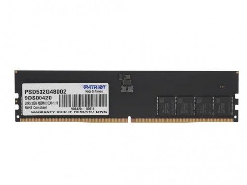 32GB DDR5-4800 Patriot Signature Line DDR5, PC5-38400, CL40, 1.1V, On-…