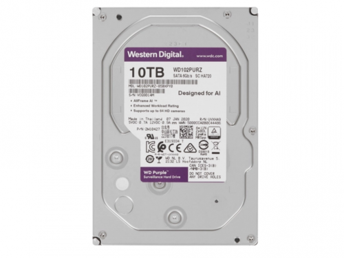 3.5" HDD 10.0TB  Western Digital WD101PURP Caviar® Purple PRO, CMR Dri…