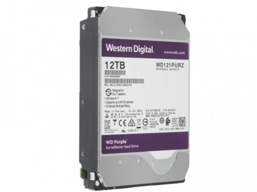 3.5" HDD 12.0TB  Western Digital WD121PURP Caviar® Purple PRO, CMR Drive, 7200rpm, 256MB, SATAIII