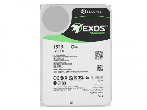 3.5" HDD 16.0TB-SATA-256MB Seagate Enterprise "Exos X18 (ST16000NM000J)"