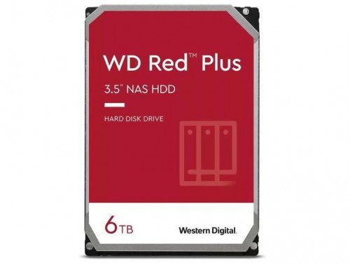 3.5'' HDD 6.0TB  Western Digital WD60EFPX Caviar® Red  Plus NAS, CMR D…