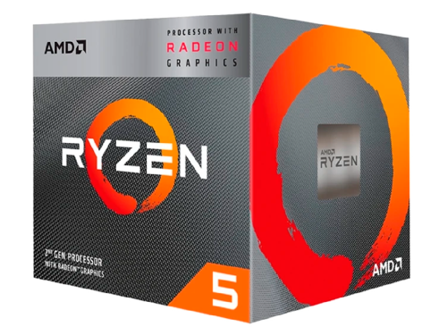 AMD Ryzen 5 3400G, Socket AM4, 3.7-4.2GHz (4C/8T), 4MB L3, Integrated …