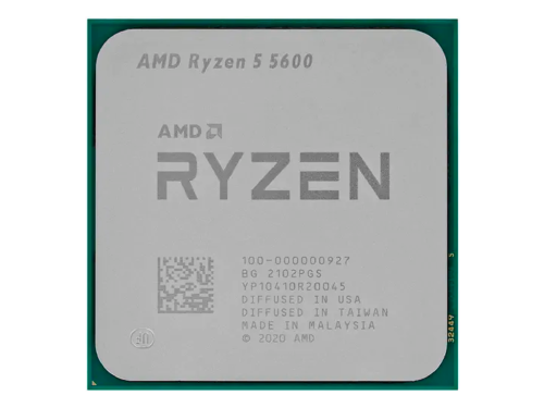 AMD Ryzen  5 5600, Socket AM4, 3.5-4.4GHz (6C/12T), 3MB L2 + 32MB L3 C…