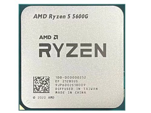 AMD Ryzen  5 5600G, Socket AM4, 3.9-4.4GHz (6C/12T), 3MB L2 + 16MB L3 …