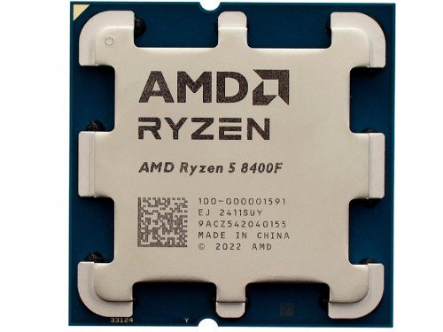 AMD Ryzen  5 8400F, Socket AM5, 4.2-4.7GHz (6C/12T), 6MB L2 + 16MB L3 …