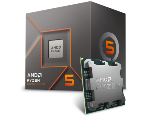 AMD Ryzen  5 8400F, Socket AM5, 4.2-4.7GHz (6C/12T), 6MB L2 + 16MB L3 …