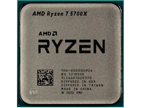 AMD Ryzen  7 5700X, Socket AM4, 3.4-4.6GHz (8C/16T), 4MB L2 + 32MB L3 …