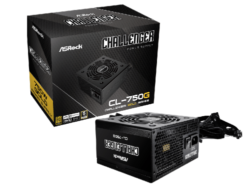 ASRock Challenger "CL-750G", 750W, ATX3.1 and PCIe5.1 Ready, 80 PLUS® …