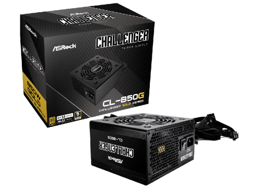 ASRock Challenger "CL-850G", 850W, ATX3.1 and PCIe5.1 Ready, 80 PLUS® …