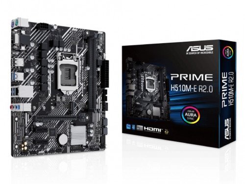 ASUS PRIME H510M-E R2.0 Intel H510, LGA1200, Dual DDR4 3200MHz, PCI-E …