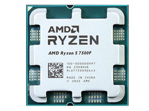 CPU AMD Ryzen 5 7500F (3.7-5.0GHz, 6C/12T, L2 6MB, L3 32MB, 5nm, 65W),…