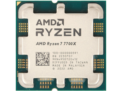 CPU AMD Ryzen 7 7700X (4.5-5.4GHz, 8C/16T, L2 8MB, L3 32MB, 5nm, 105W)…