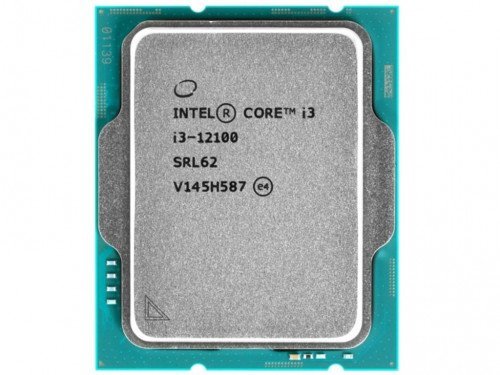 CPU Intel Core i3-12100 3.3-4.3GHz (4P+0E/8T,12MB,S1700, 10nm, Integ. …