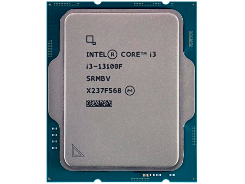 CPU Intel Core i3-13100F 3.4-4.5GHz (4P+0E/8T, 12MB,S1700, 10nm, No In…