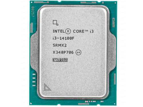 CPU Intel Core i3-14100F 3.5-4.7GHz (4P+0E/8T,12MB,S1700, 10nm, No Int…