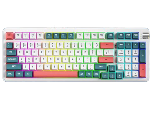 DARKFLASH AG98 Green RGB Mechanical keyboard, Yellow switch