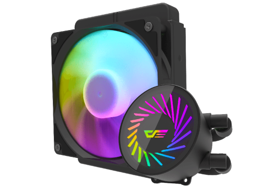 DARKFLASH Liquid CPU Cooler Radiant DCS 120 ARGB Black, Intel LGA1700/…