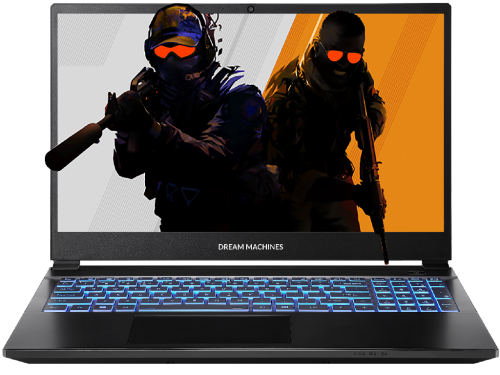 Dream Machines RG5050-15NA26 Black, 15.6" FHD (1920x1080) 144Hz sRGB10…