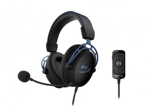 Headset  HyperX Cloud Alpha S, Black/Blue, Solid aluminium build, Micr…