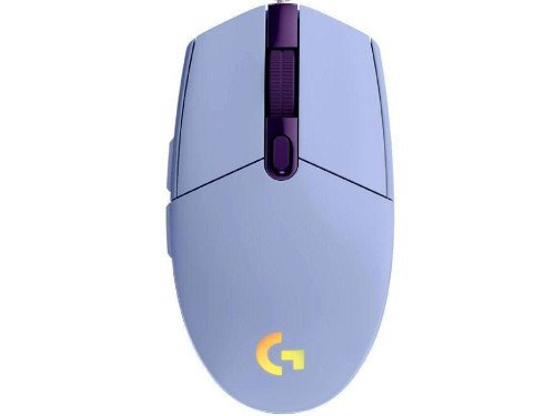 Wired Logitech G102 Mouse Lilac