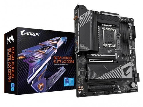 GIGABYTE B760 AORUS ELITE AX DDR4, Socket 1700, Intel® B760 (13/12th G…