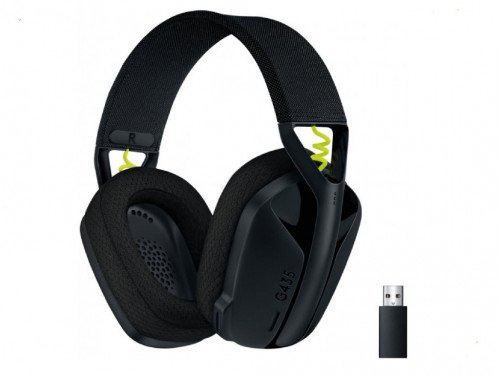 Wireless Logitech G435 Black and Neon Yellow