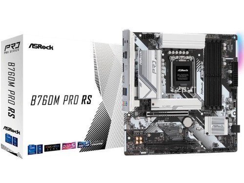 ASRock B760M PRO RS, Socket 1700, 7 Phases, Intel® B760 (12/13/14th Ge…