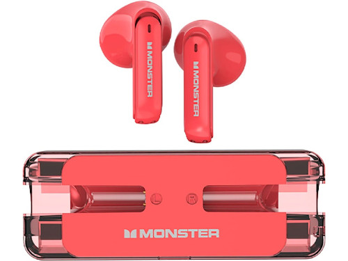 MONSTER AIRMARS XKT08 True Wireless Earphones Red