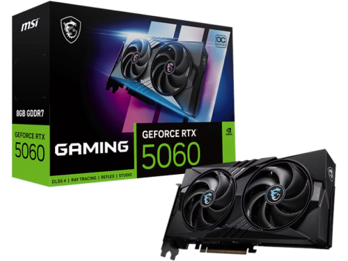 MSI GeForce RTX 5060 Gaming OC 8GB GDDR7,Частота ядра Extreme Performa…