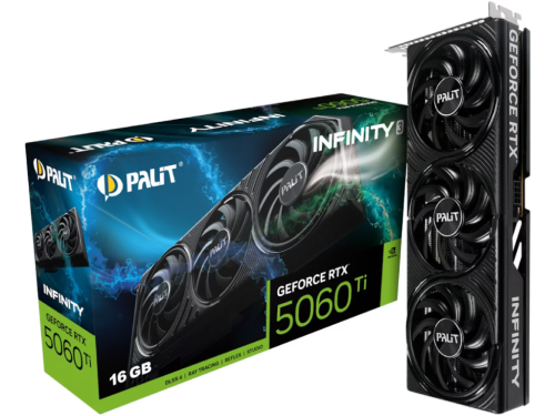 Palit GeForce RTX 5060 Ti Infinity 3, HDMI, 3x DP, 16GB GDDR7, 128bit,…