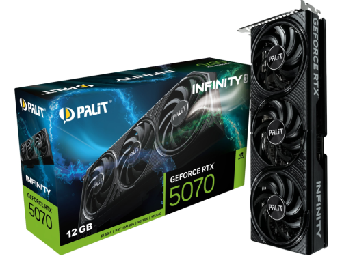 Palit GeForce RTX 5070 Infinity 3, HDMI, 3x DP, 12GB GDDR7, 192bit, cl…