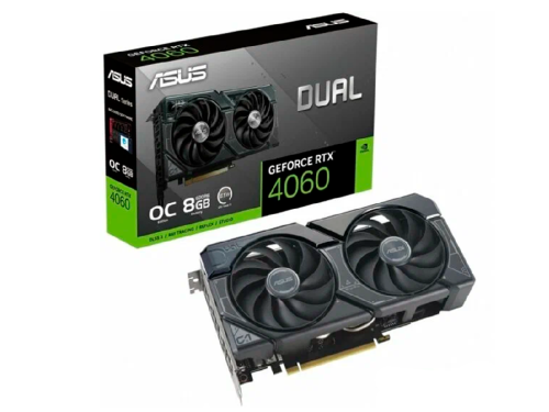 VGA ASUS RTX4060 8GB GDDR6 Dual OC (DUAL-RTX4060-O8G-V2) Producator GP…