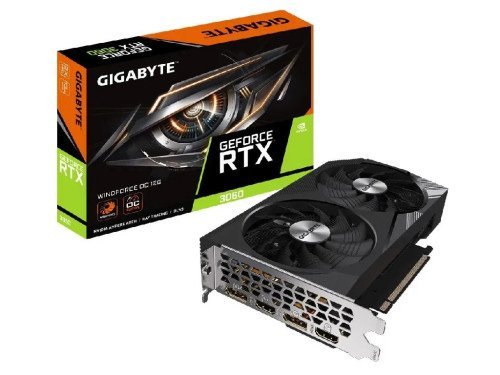 VGA Gigabyte RTX3060 12GB GDDR6 WINDFORCE OC (GV-N3060WF2OC-12GD) // G…