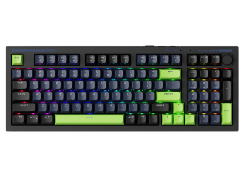 Wired Machenike K1 RGB BK 97+1 Key Quiet Membrane Keyboard