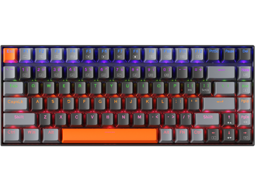 Wired Machenike K500A-B84 Brown 84-Key Mechanical RGB Keyboard (Brown …