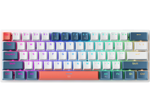 Wired Machenike K500-B61 Red 61-Key Mechanical RGB Keyboard (Red Switc…