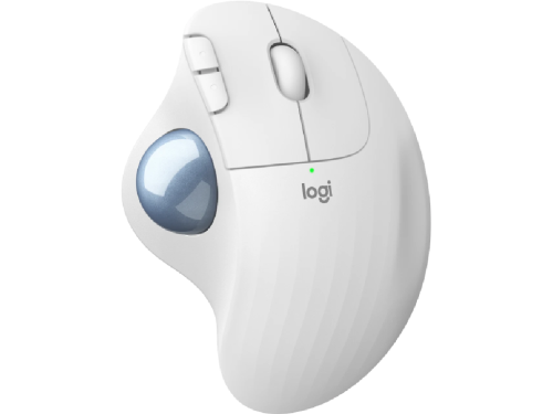 Wireless Logitech M575 Ergo Trackball Mouse Off-white