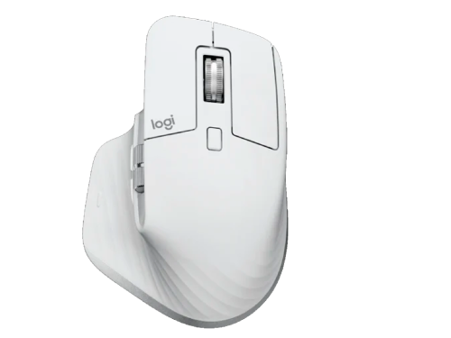 Wireless Logitech MX Master 3S Performance Mouse Pale Gray