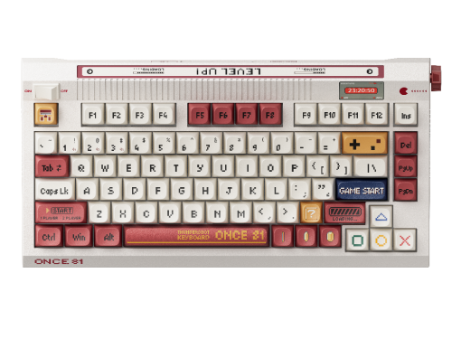 Wireless Thunderobot ONCE81 Tri-Mode 81 PBT Keycaps FC Switch RGB Keyb…