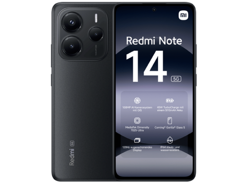 Xiaomi Redmi Note 14 5G 8/256GB Midnight Black