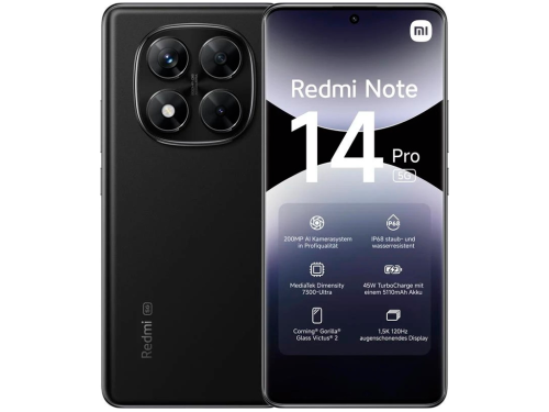 Xiaomi Redmi Note 14 Pro 8/256GB Midnight Black 5G