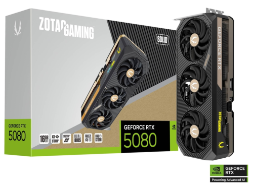 ZOTAC GAMING GeForce RTX 5080 SOLID CORE OC